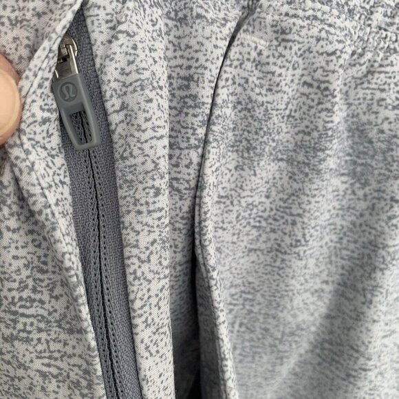 Lululemon Pace Breaker Lined Short 9" Inseam Athletic Grey White Speckled Mens L - Picture 3 of 12